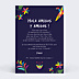 Invitation Anniversaire Adulte Viva Mexico