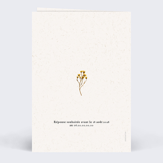 Invitation Anniversaire Adulte Bouquet sauvage