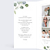 Invitation Anniversaire Adulte Cadre Ocre Eucalyptus