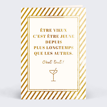 Invitation Anniversaire Jeunesse Eternelle Popcarte