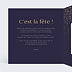 Invitation anniversaire Pluie de fête avec graines Intérieur Gauche