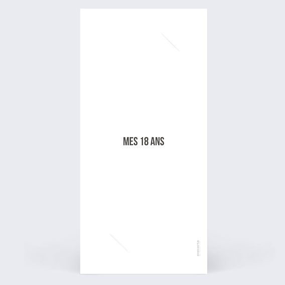 Invitation Anniversaire Adulte Typographie Cadre