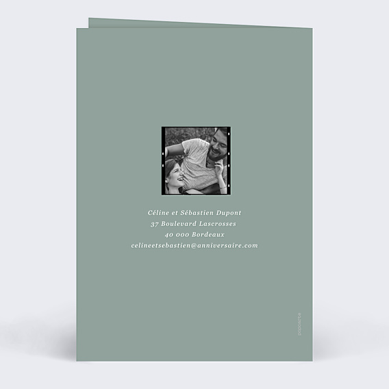 Invitation Anniversaire Adulte Pellicule Souvenirs