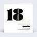 Invitation Anniversaire Adulte 18 ans Moderne