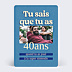 Invitation Anniversaire Adulte Tu sais que tu as 40 ans
