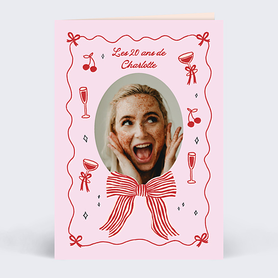 Invitation Anniversaire Adulte Girls night