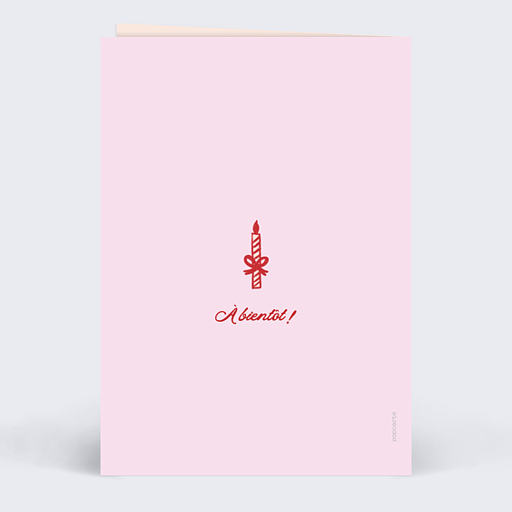 Invitation anniversaire Girls night Verso