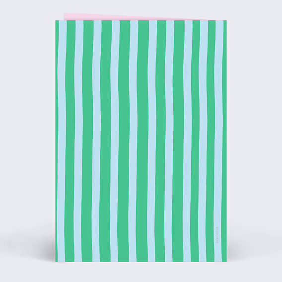 Invitation anniversaire Wavy stripes Verso