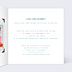 Invitation anniversaire Album Photo Intérieur Droit