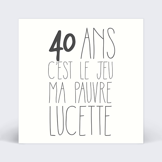 Invitation Anniversaire Adulte C'est le Jeu