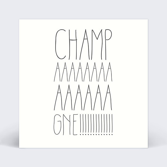 Invitation Anniversaire Adulte Champaaagne