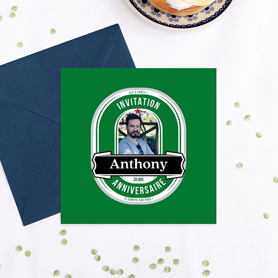 Invitation anniversaire Petite Bière Après 4