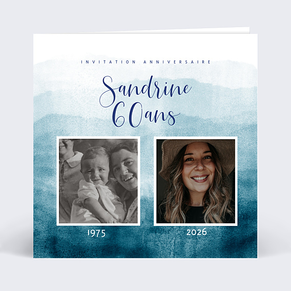 Invitation Anniversaire Adulte Flashback
