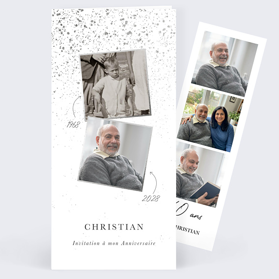 Invitation anniversaire Mes Années