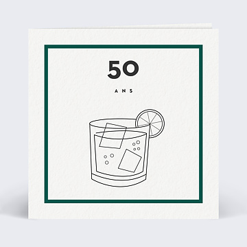 Invitation Anniversaire Adulte Bourbon