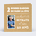 Invitation Anniversaire Adulte Typo