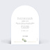 Invitation Anniversaire Adulte Végétal chic