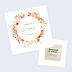 Invitation Anniversaire Adulte Flower of Fall Graines à planter
