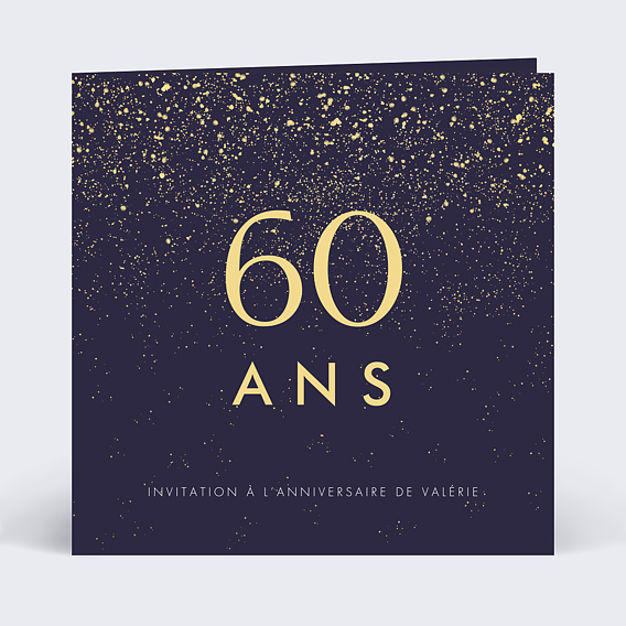 Invitation Anniversaire Adulte Pluie de Fête