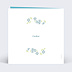 Invitation Anniversaire Adulte Petites fleurs bleues