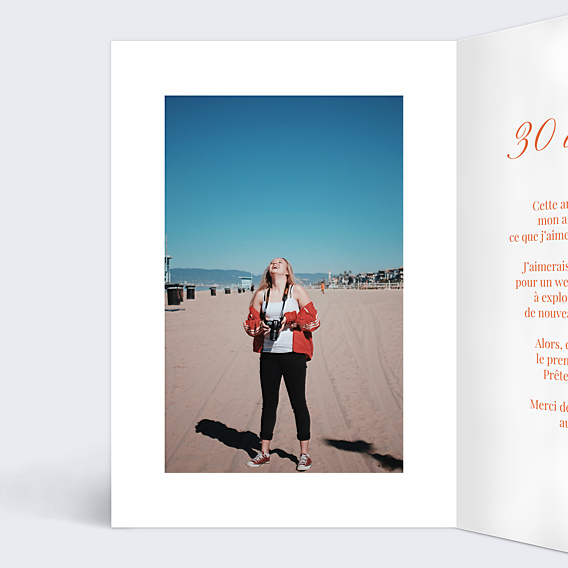 Invitation Anniversaire Adulte Fête en voyage
