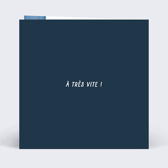 Invitation anniversaire Azure Verso