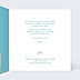 Invitation Anniversaire Adulte Petites fleurs bleues