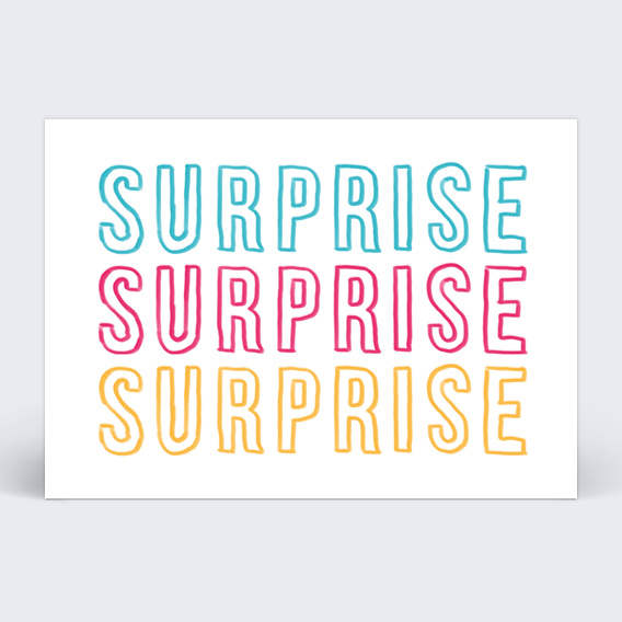 Invitation Anniversaire Adulte Surprise Surprise