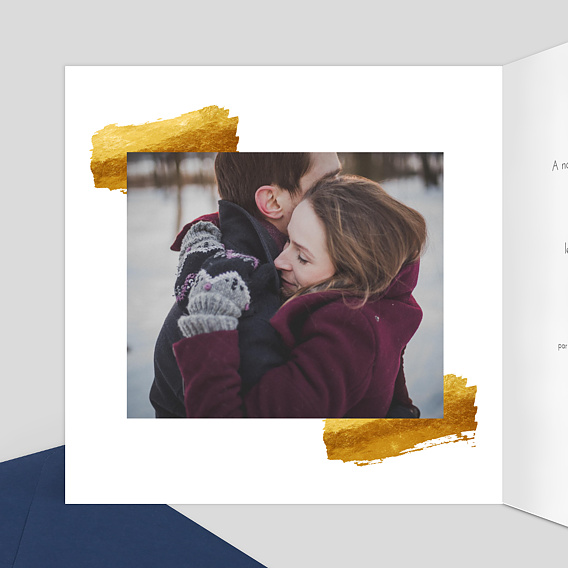 Invitation anniversaire Anniversaire Pinceau Intérieur Gauche