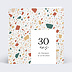 Invitation anniversaire Terrazzo