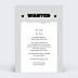 Invitation Anniversaire Adulte Mugshot