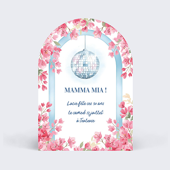 Invitation Anniversaire Adulte Dancing Queen