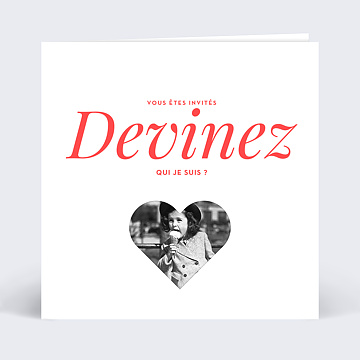 Invitation Anniversaire Adulte Dcoupe Coeur