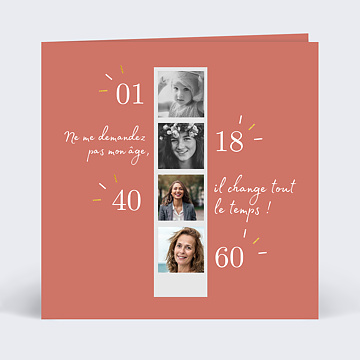 Invitation Anniversaire Adulte Graphique