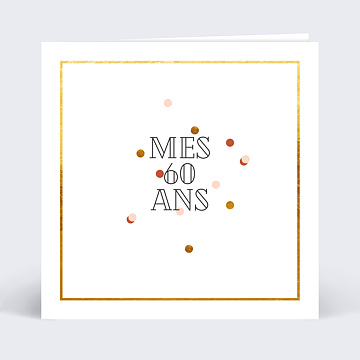 Invitation Anniversaire Adulte Jolies Cadres