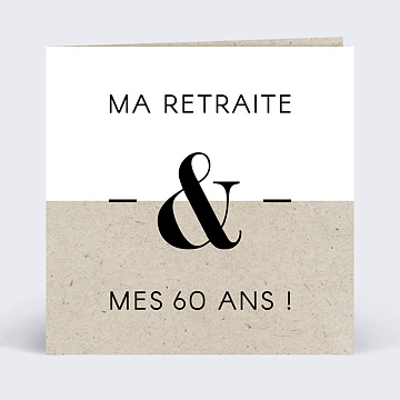 Invitation Anniversaire Adulte Retraite Esperluette Chin
