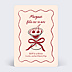 Invitation Anniversaire Adulte Cocktail cerise