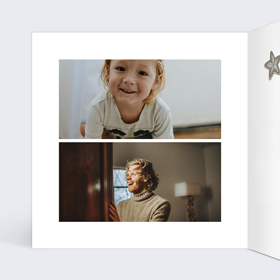 Invitation anniversaire Caméra vintage Intérieur Gauche