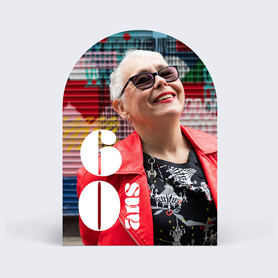 Invitation anniversaire 60 ans Original