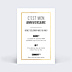 Invitation Anniversaire Adulte Filet d'Or