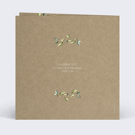 Invitation Anniversaire Adulte Eucalyptus Elégant