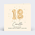 Invitation anniversaire Chiffre Ballon 18