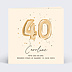 Invitation anniversaire Chiffre Ballon 40