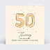 Invitation anniversaire Chiffre Ballon 50