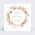 Invitation anniversaire Couronne Printanière