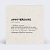 Invitation anniversaire Dictionnaire