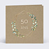 Invitation anniversaire Eucalyptus Elégant