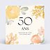 Invitation anniversaire Jardin aquarelle