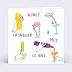 Invitation anniversaire Levons nos Verres Dessin