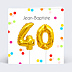 Invitation anniversaire Party 40